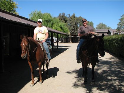 Equestrian Jobseeker Photo: Myself and a freind at Monty's place