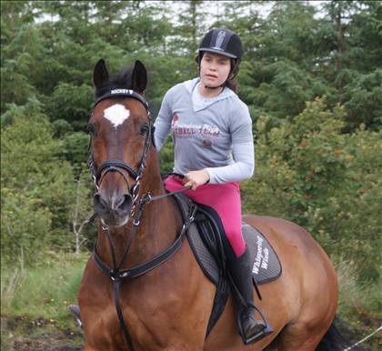 Equestrian Jobseeker Photo: Jessica and Nicky Lord training 2010