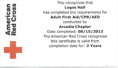 Equestrian Jobseeker Photo: First Aid Cert